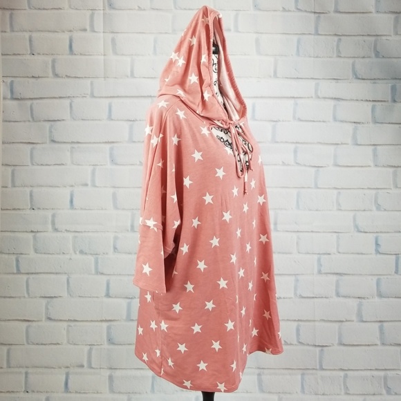 Hiatus women's size 3x cut out hoodie top - Picture 5 of 8